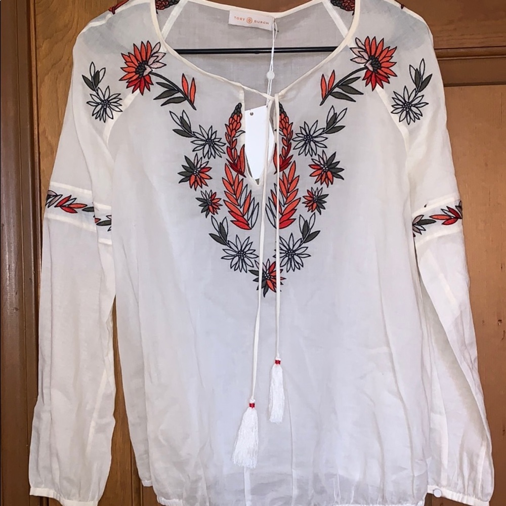 Tory Burch cream top